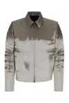 Diesel Printed Polyester Blend J-pylon Jacket In Multicolor