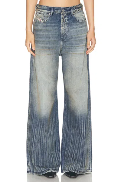 Diesel 1996 D-sire Low-rise Loose Jeans In Denim