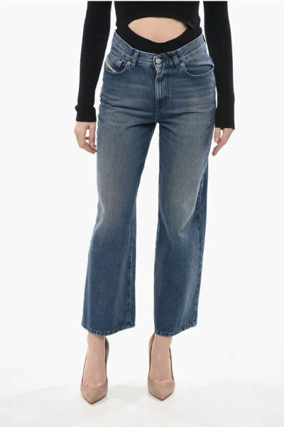 Diesel Wide-leg Jeans 2000 Widee-r 24cm Leg Opening L.32 In Blue