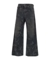 Diesel Vintage Inspired D-sire Denim Trousers In Black