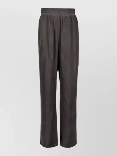 Diesel Wide Leg Lightweight Tailored Mens Pants In Brown