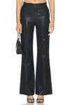 Diesel Solid Color P-lumys Pants With Frayed Detail In Deep & Black