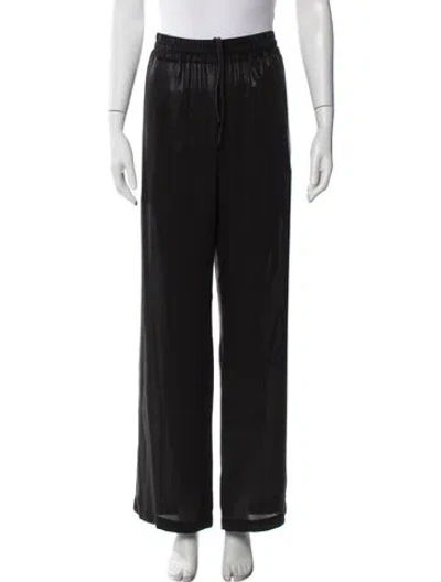 Pre-owned Diesel Wide Leg Pants In Black