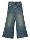 Diesel Wide-legged Jeans In Blue