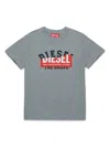 Diesel Willy T-shirt In Grey