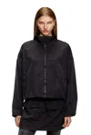 Diesel Windbreaker In Compact Nylon In Black