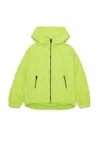 Diesel Windbreaker Jacket With Maxi Oval D Logo In Green
