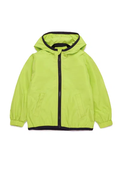 Diesel Babies' Hooded Jacket In Green
