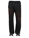 Diesel Men's Elastic Waist Pants With Side Pockets In Black