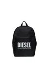 Diesel Wisty Logo-print Backpack In Black