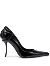 Diesel Heel Detail Pointed Toe Stiletto Pumps