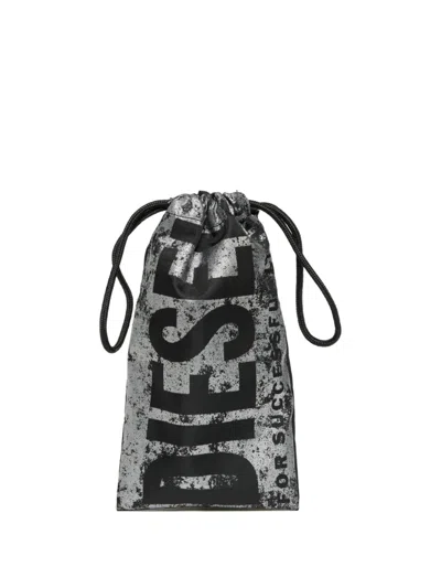 Diesel Kids' Wixy Drawstring Shoulder Bag In Multi