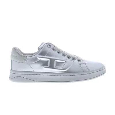Pre-owned Diesel Wmns S-athene Low 'silver' | Women's Size 6