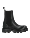 Diesel Woman Ankle Boots Black Size 7.5 Leather