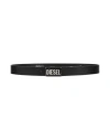 Diesel Woman Belt Black Size 39.5 Cow Leather