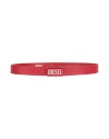Diesel Woman Belt Brick Red Size 39.5 Cow Leather In Red