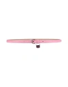 Diesel Woman Belt Pink Size 38 Cow Leather, Zamak