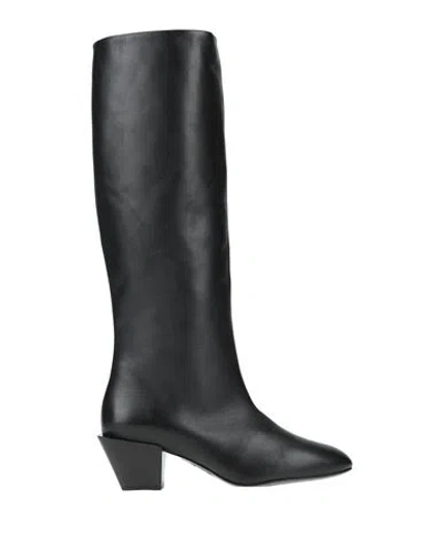 Diesel Woman Boot Black Size 7.5 Bovine Leather
