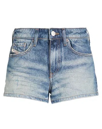 Diesel Woman Denim Shorts Blue Size 31 Cotton