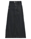 Diesel Woman Denim Skirt Black Size 29 Cotton, Elastane In Black