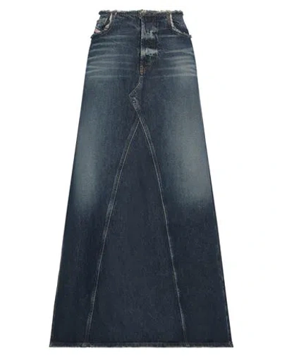 Diesel Woman Denim Skirt Blue Size 27 Cotton