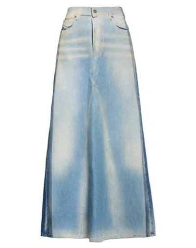 Diesel Woman Denim Skirt Blue Size 28 Cotton