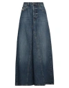 Diesel Woman Denim Skirt Blue Size 32 Cotton In Blue