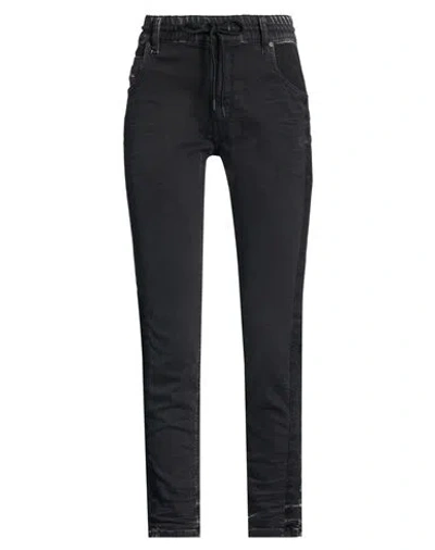 Diesel Woman Jeans Black Size 25 Cotton, Polyester, Elastane