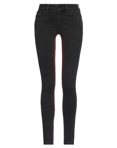 Diesel Woman Jeans Black Size 25w-32l Cotton, Polyester, Elastane