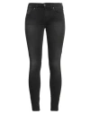 Diesel Woman Jeans Black Size 26w-32l Cotton, Polyester, Elastane In Black