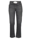 Diesel Woman Jeans Black Size 32 Cotton, Elastane In Black