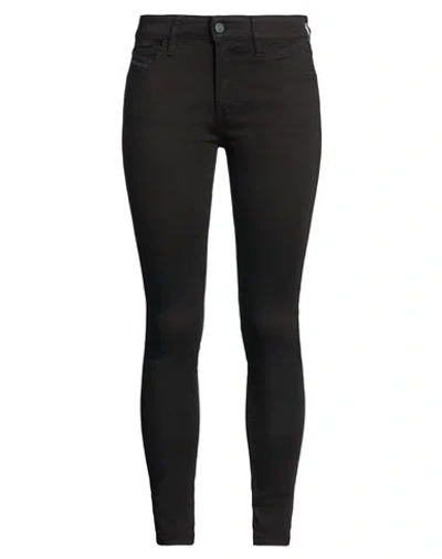 Diesel Woman Jeans Black Size 30w-30l Cotton, Polyester, Elastane
