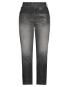 Diesel Woman Jeans Black Size 30w-32l Cotton In Black