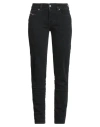 Diesel Woman Jeans Black Size 30w-32l Cotton, Elastane In Black