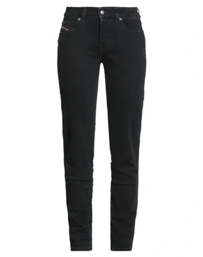 Diesel Woman Jeans Black Size 30w-32l Cotton, Elastane
