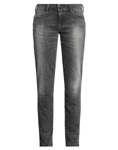 Diesel Woman Jeans Black Size 30w-32l Cotton, Elastane