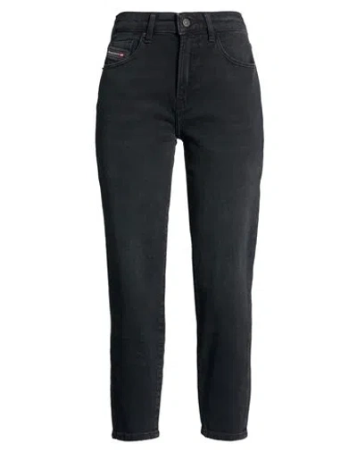 Diesel Woman Jeans Black Size 31w-30l Cotton, Elastane