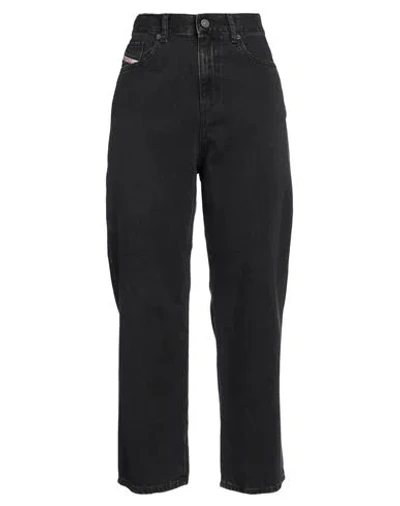 Diesel Woman Jeans Black Size 29w-30l Cotton, Lyocell