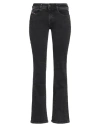 Diesel Blue Bootcut Mid Rise Jeans In Black