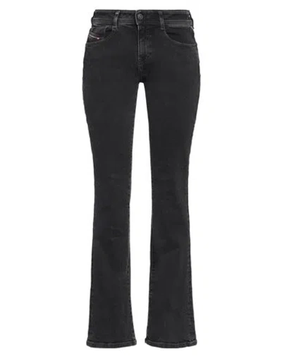 Diesel Woman Jeans Black Size 31w-30l Cotton, Polyester, Elastane