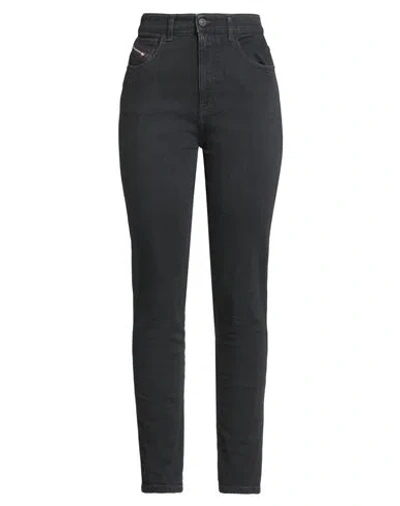 Diesel Woman Jeans Black Size 31w-32l Cotton, Elastane