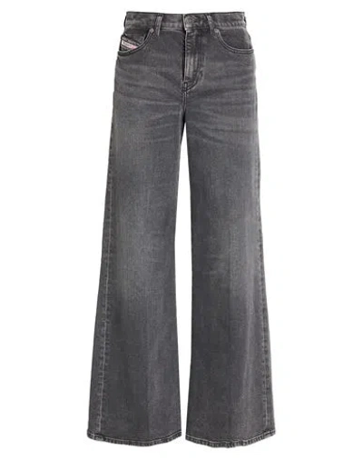 Diesel Woman Jeans Black Size 31w-32l Cotton, Elastane