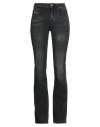 Diesel Woman Jeans Black Size 31w-32l Cotton, Elastomultiester, Elastane In Black