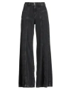 Diesel Woman Jeans Black Size 31w-32l Cotton, Lyocell In Black