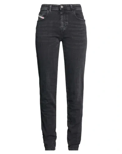 Diesel Woman Jeans Black Size 31w-34l Cotton, Elastane