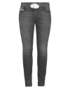 Diesel Woman Jeans Black Size 32 Cotton, Elastane In Black