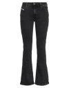 Diesel Woman Jeans Black Size 32w-32l Cotton, Polyester, Elastane In Black
