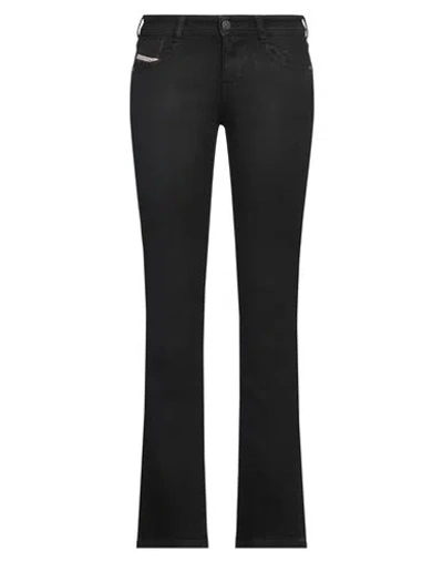 Diesel Woman Jeans Black Size 32w-30l Cotton, Polyester, Elastane