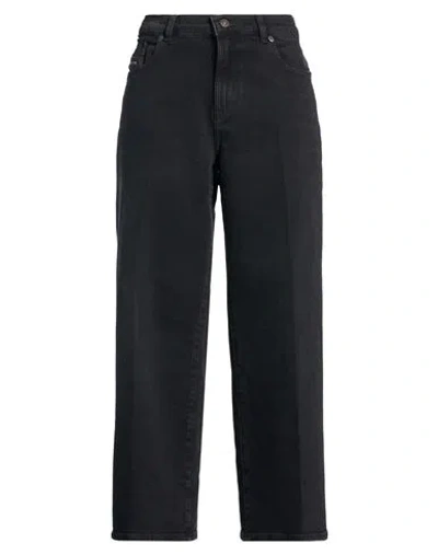 Diesel Woman Jeans Black Size 32w-32l Cotton, Elastane