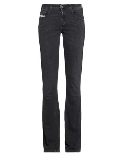 Diesel Woman Jeans Black Size 32w-32l Cotton, Elastane